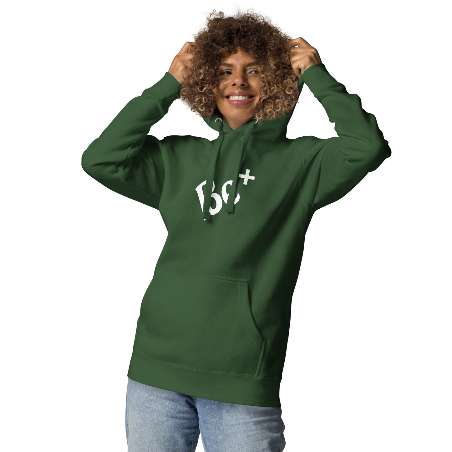 Motivational Unisex Hoodie "Be Positive" Inspirational Hoodie