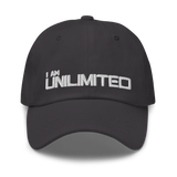 Motivational Cap " I AM UNLIMITED" Inspiring Law of affirmation Embroidery Classic  Dad hat