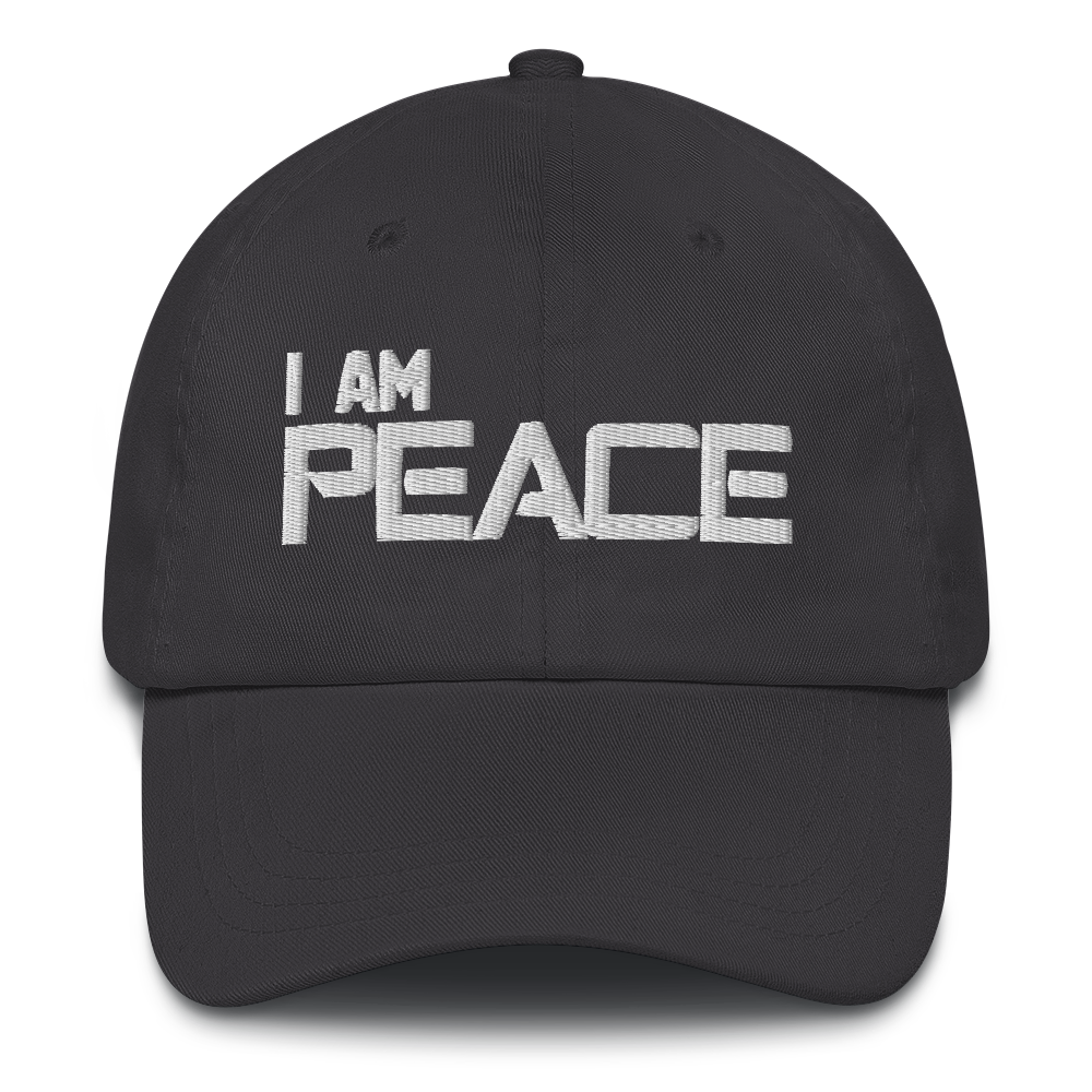 Motivational Cap "I AM PEACE" Law of Affirmation Embroidery Classic Dad hat