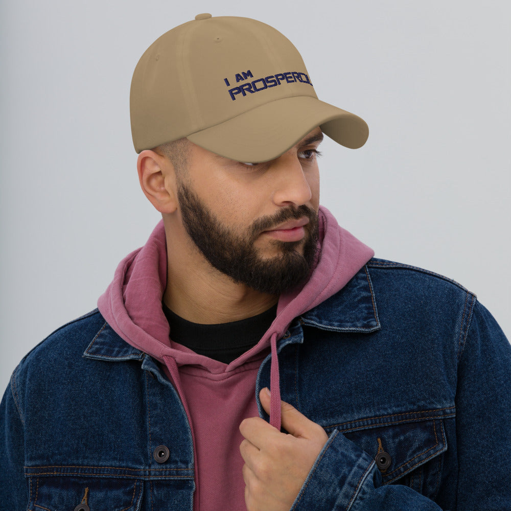 Motivational Cap " I AM PROSPEROUS " Inspiring Law of affirmation Classic Dad hat