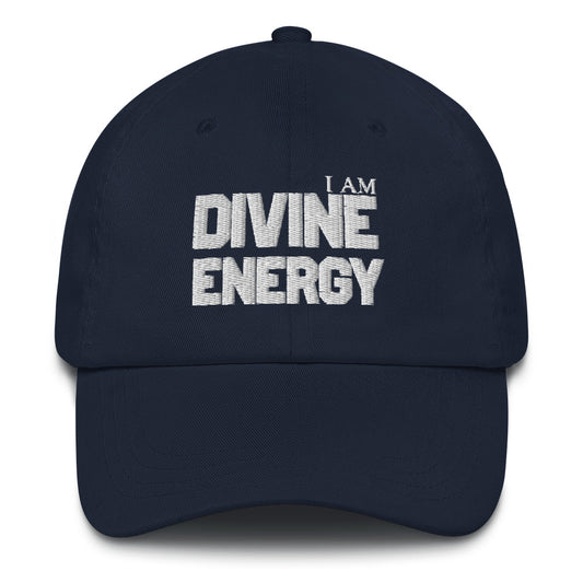 Motivational Cap " I AM DIVINE ENERGY" Law of Affirmation Embroidery Classic  Dad hat