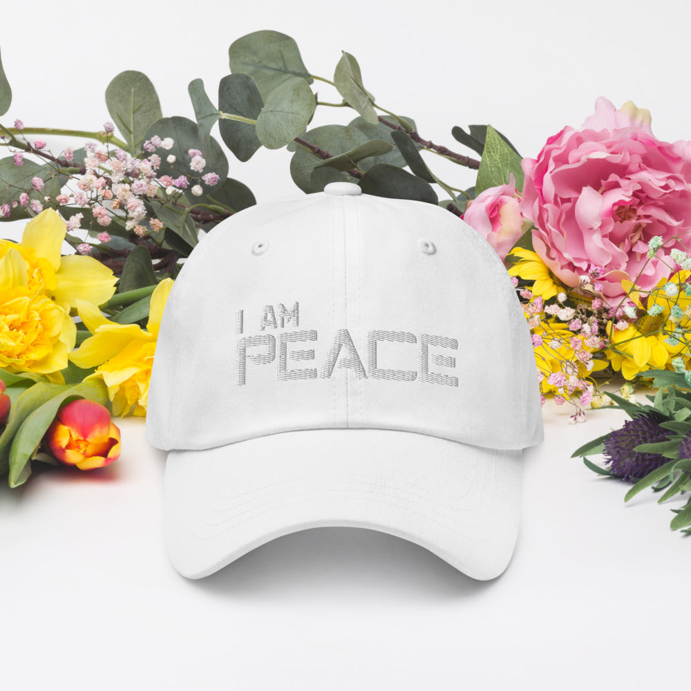 Motivational Cap "I AM PEACE" Law of Attraction  Classic Dad hat