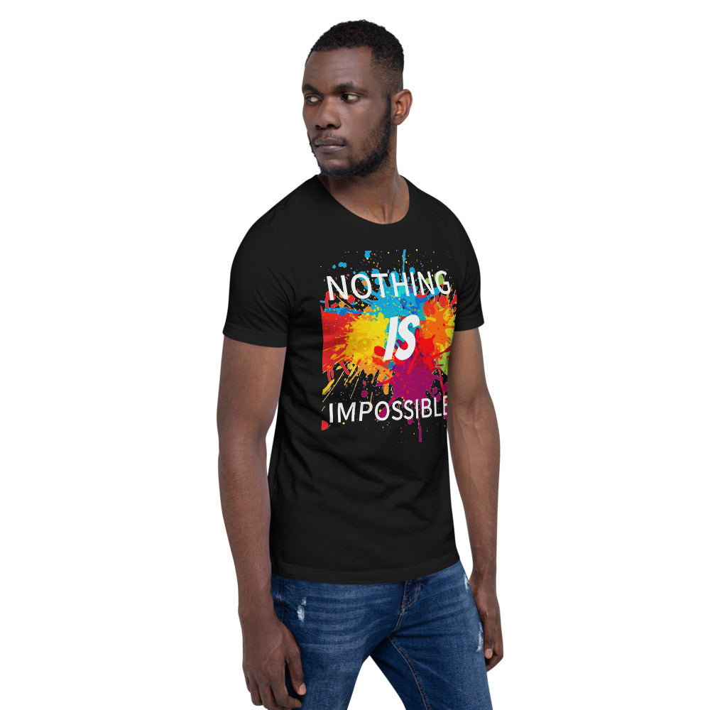 Motivational T-Shirt "NOTHING IS IMPOSSIBLE" Law of Affirmation  Unisex T-Shirt