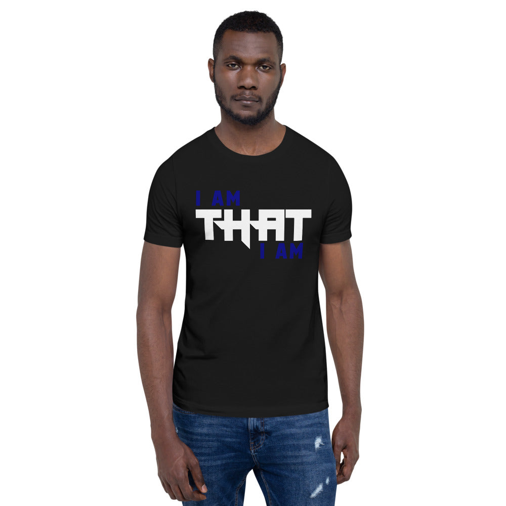 Motivational Unisex T-Shirt  "I AM THAT I AM" Law of Attraction Short-Sleeve Unisex T-Shirt