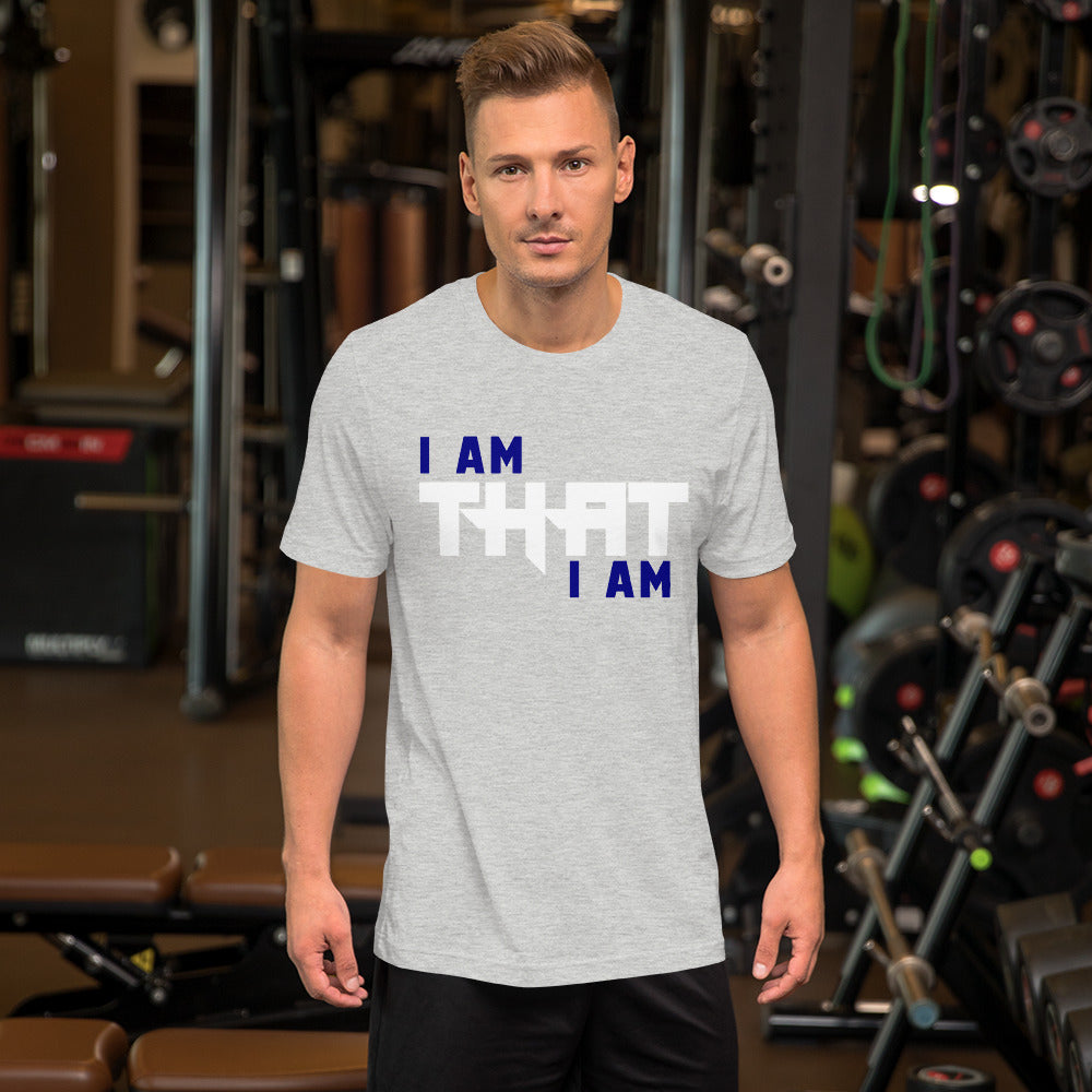 Motivational Unisex T-Shirt  "I AM THAT I AM" Law of Attraction Short-Sleeve Unisex T-Shirt