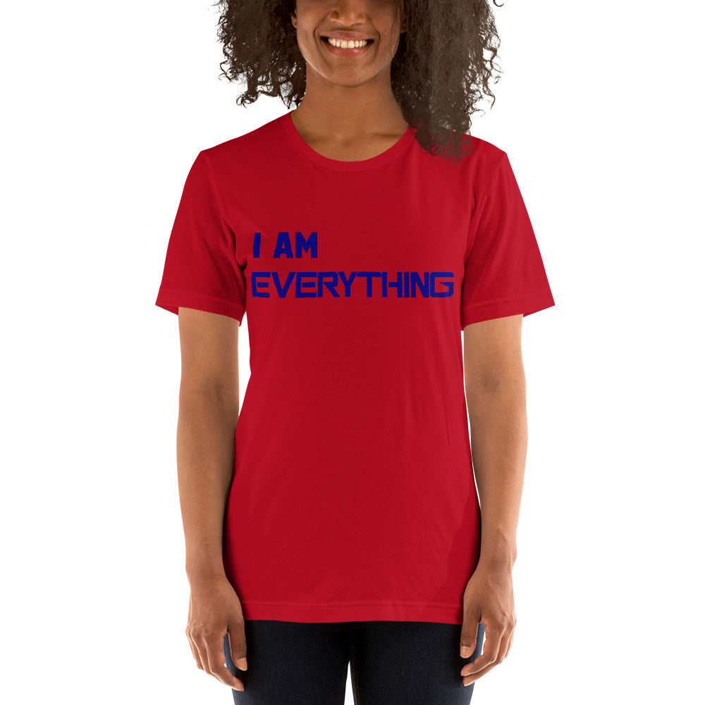 Motivational Unisex T-Shirt "I AM EVERYTHING "  Law of attraction Short Sleeve Unisex T-Shirt