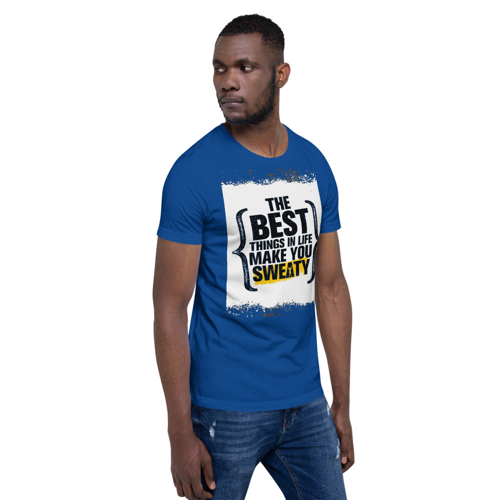 Motivational T-Shirt "THE BEST THING IN LIFE"  Positive Inspiring Short-Sleeve Unisex T-Shirt