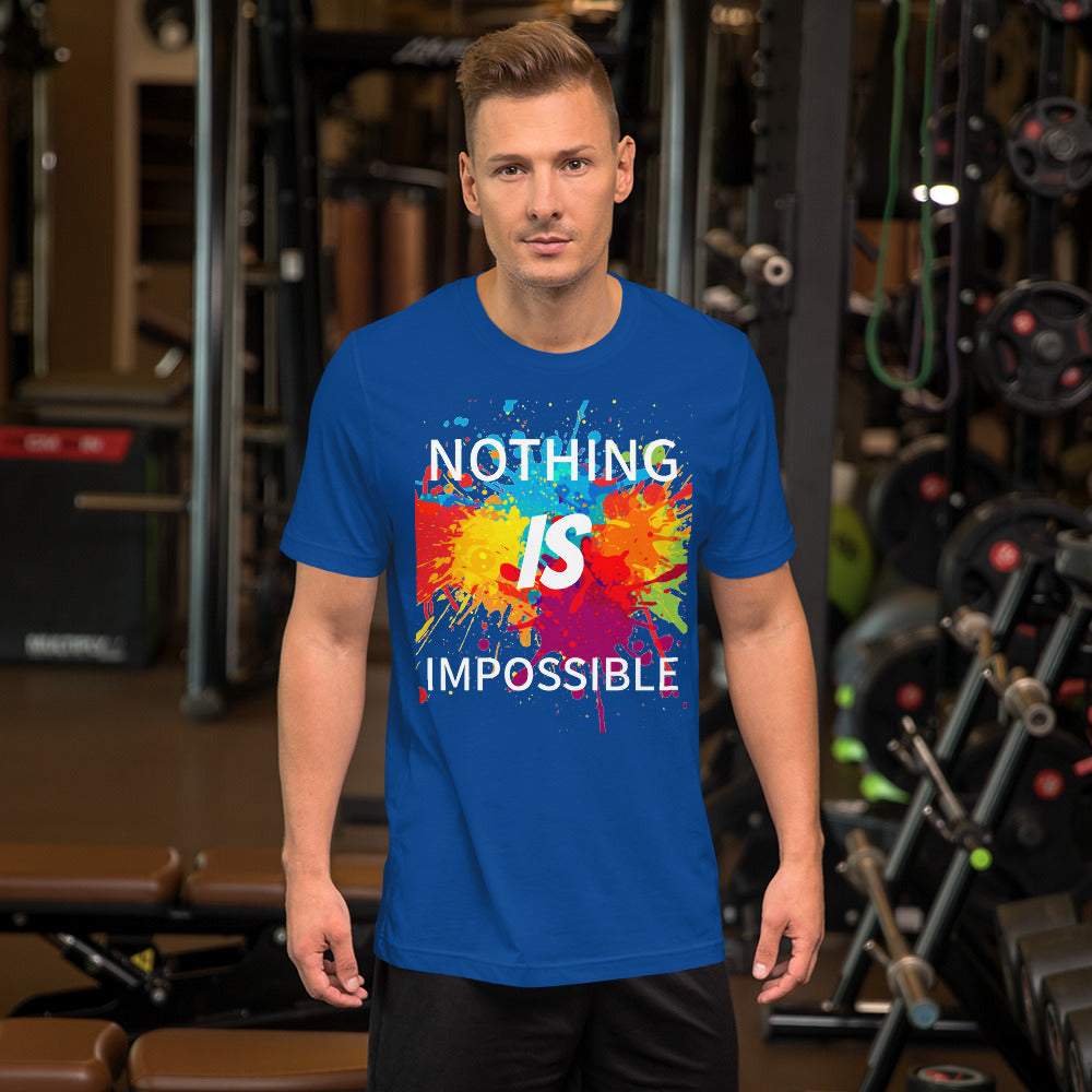 Motivational T-Shirt "NOTHING IS IMPOSSIBLE" Law of Affirmation  Unisex T-Shirt