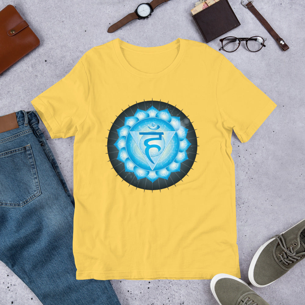 Chakra T-Shirt "OM Cosmic Energy" Spiritual Healing  Short-Sleeve Unisex T-Shirt