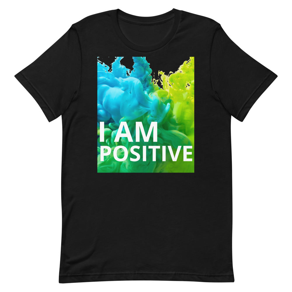 Motivational T-Shirt " I AM POSITIVE" Law of Affirmation Short-Sleeve Unisex T-Shirt