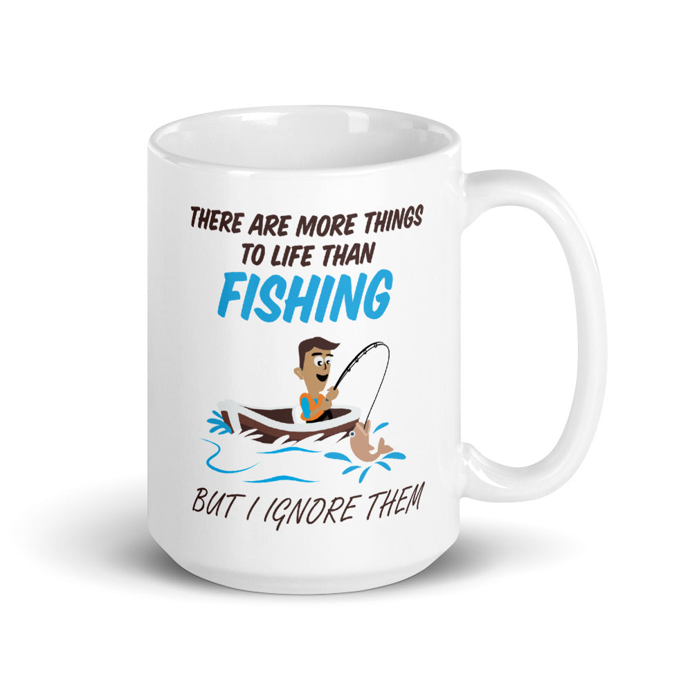 Funny Fishing Mug "I LOVE FISHING" Customized Coffee Mug best gift for Fishing Lover