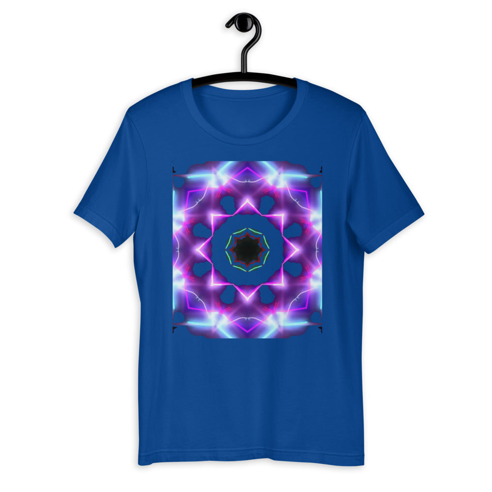 Chakra Unisex T-Shirt "Glittering Chakra" Symbol Short-Sleeve Unisex T-Shirt