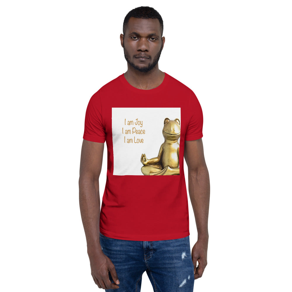 Motivational T-Shirt " I AM JOY, PEACE, LOVE" Law of Affirmation  Short-Sleeve Unisex T-Shirt