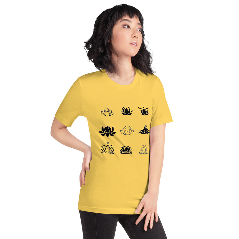 Chakra Unisex T-Shirt "CHAKRA Symbol " Healing Meditation Short-Sleeve Unisex T-Shirt