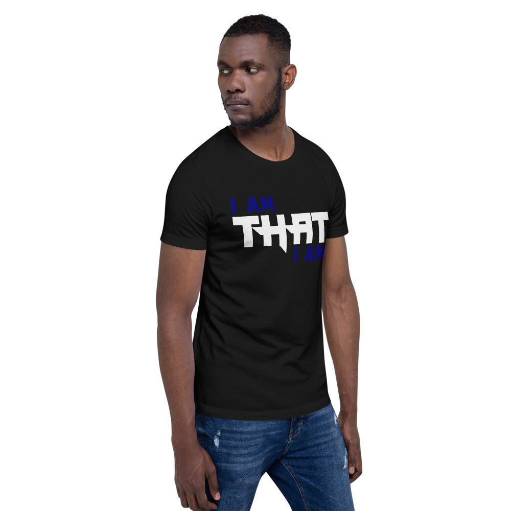 Motivational Unisex T-Shirt  "I AM THAT I AM" Law of Attraction Short-Sleeve Unisex T-Shirt