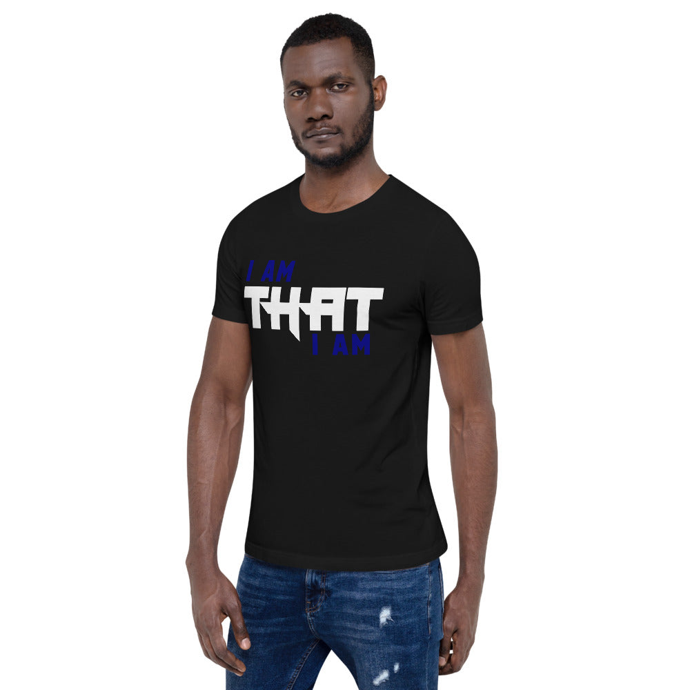 Motivational Unisex T-Shirt  "I AM THAT I AM" Law of Attraction Short-Sleeve Unisex T-Shirt