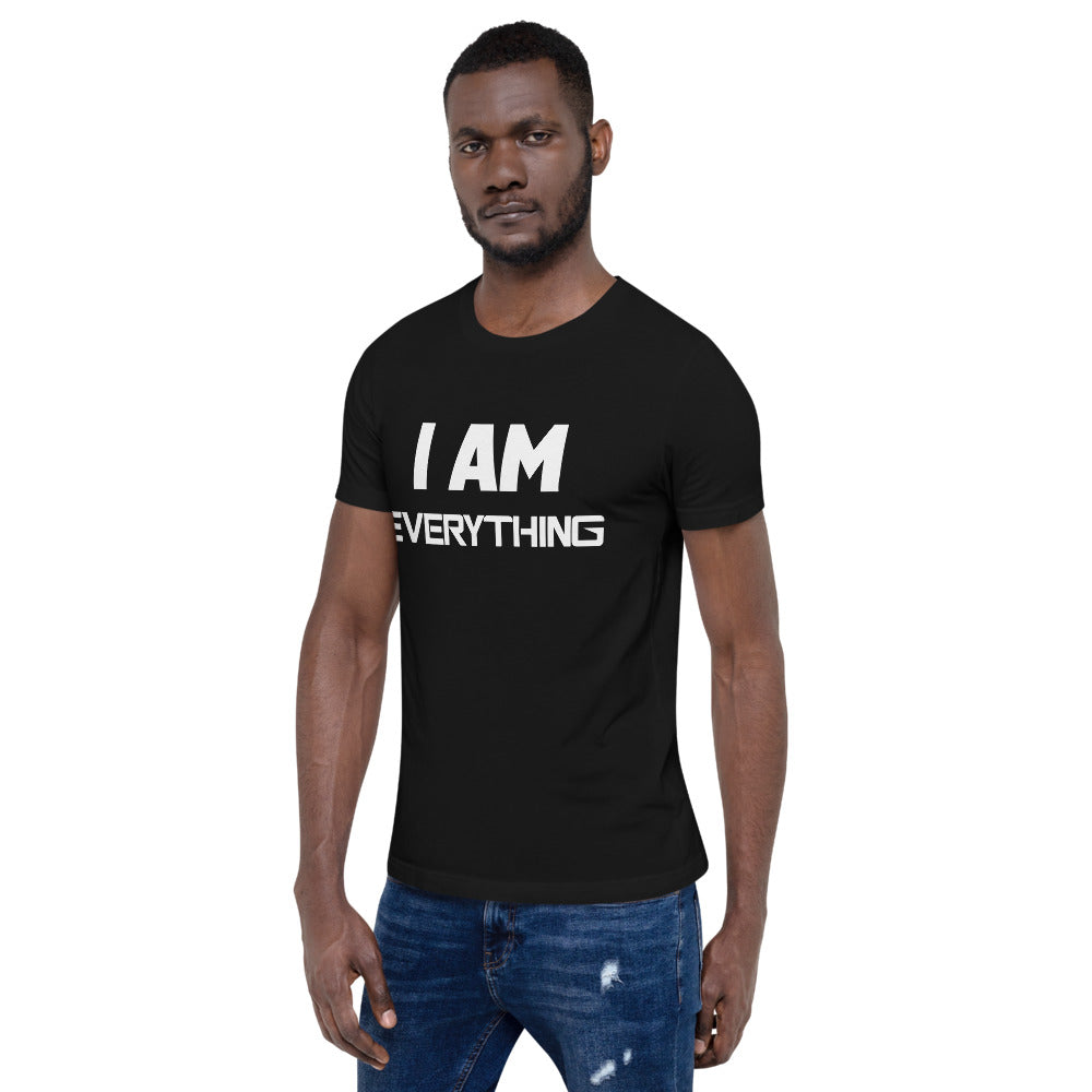 Motivational Unisex T-Shirt "I AM EVERYTHING "  Law of attraction Short Sleeve Unisex T-Shirt