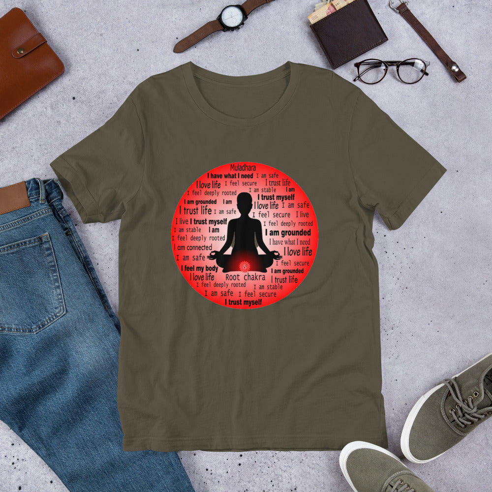 7 chakras t-shirt