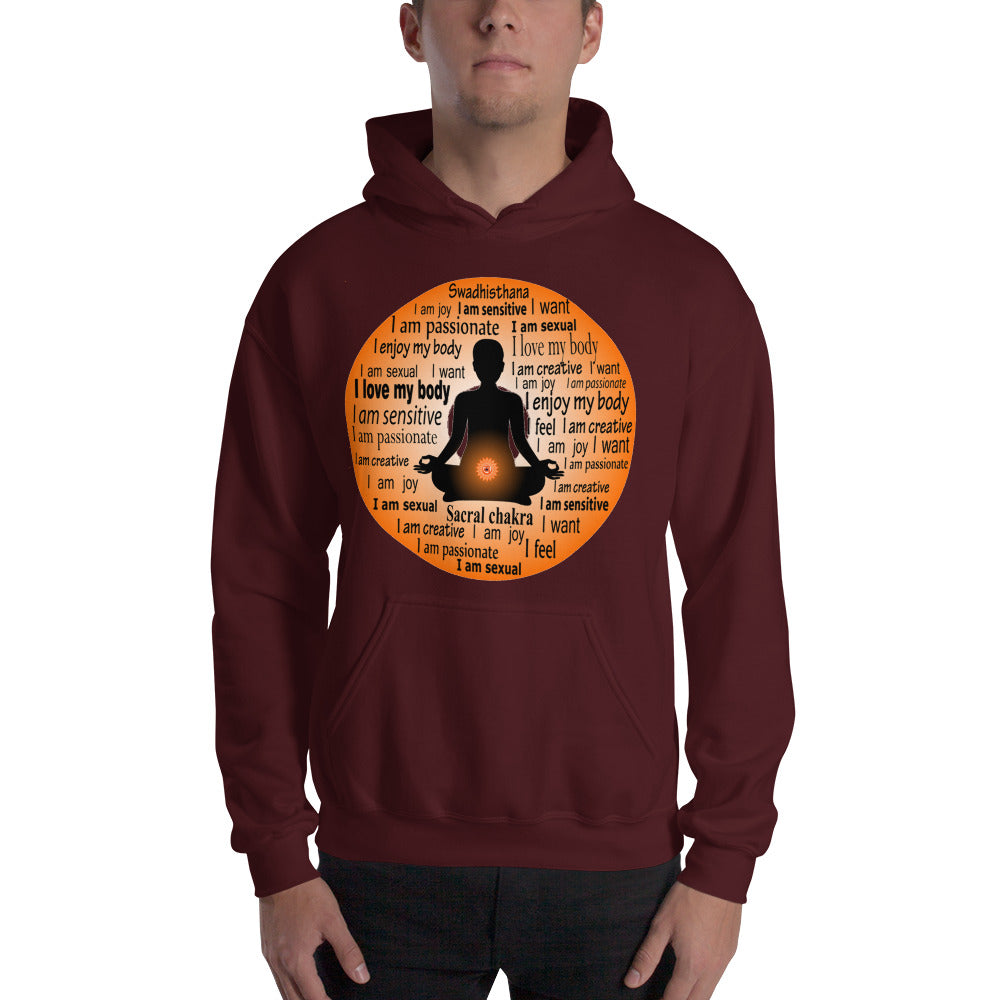 chakra unisex hoodie