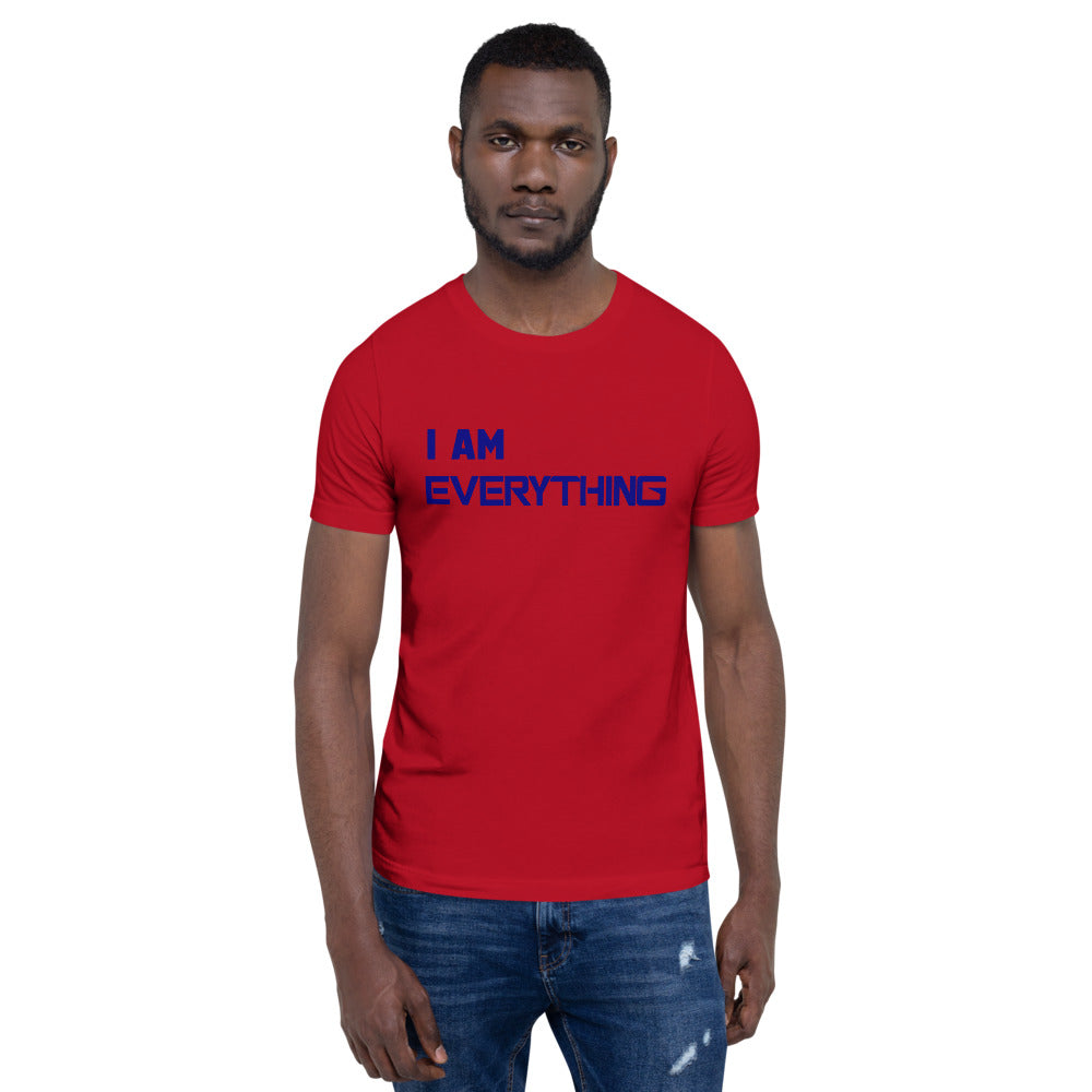 Motivational Unisex T-Shirt "I AM EVERYTHING "  Law of attraction Short Sleeve Unisex T-Shirt