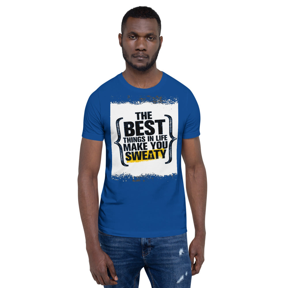 Motivational T-Shirt "THE BEST THING IN LIFE"  Positive Inspiring Short-Sleeve Unisex T-Shirt