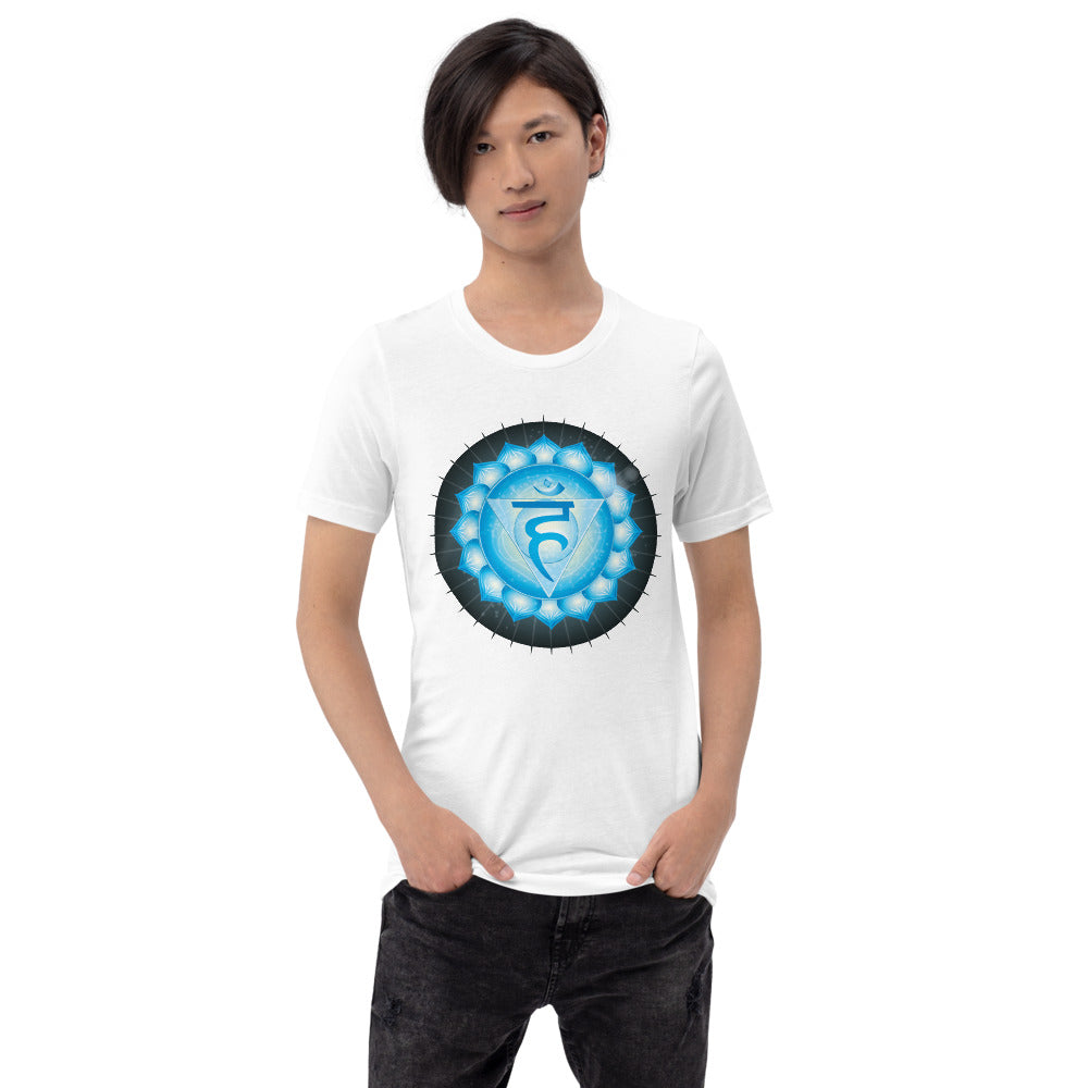 Chakra T-Shirt "OM Cosmic Energy" Spiritual Healing  Short-Sleeve Unisex T-Shirt