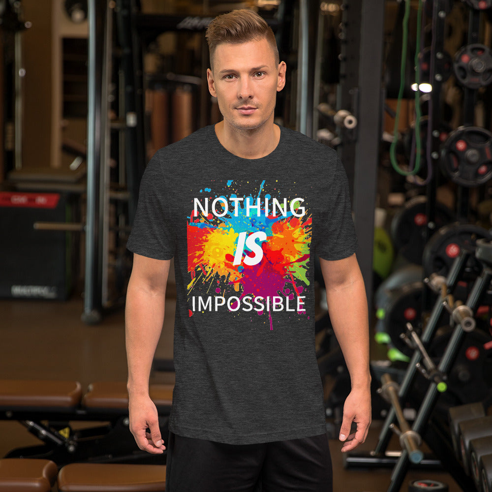 Motivational T-Shirt "NOTHING IS IMPOSSIBLE" Law of Affirmation  Unisex T-Shirt