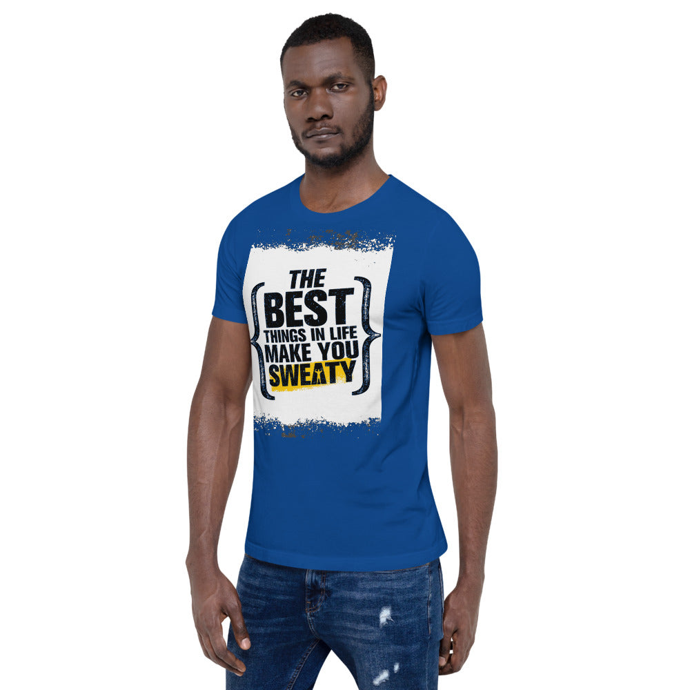 Motivational T-Shirt "THE BEST THING IN LIFE"  Positive Inspiring Short-Sleeve Unisex T-Shirt