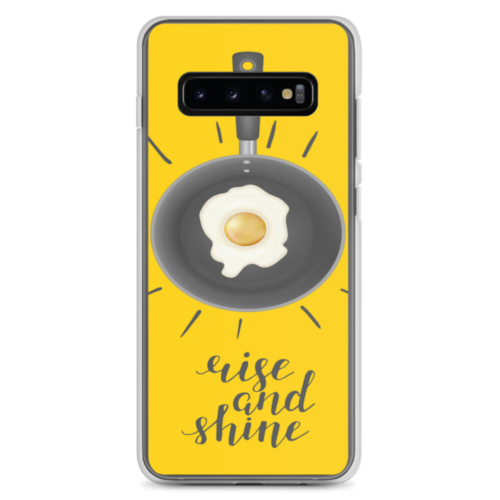 Motivational Samsung Mobile Case "Rise 7 Shine" Inspiring Samsung phone case