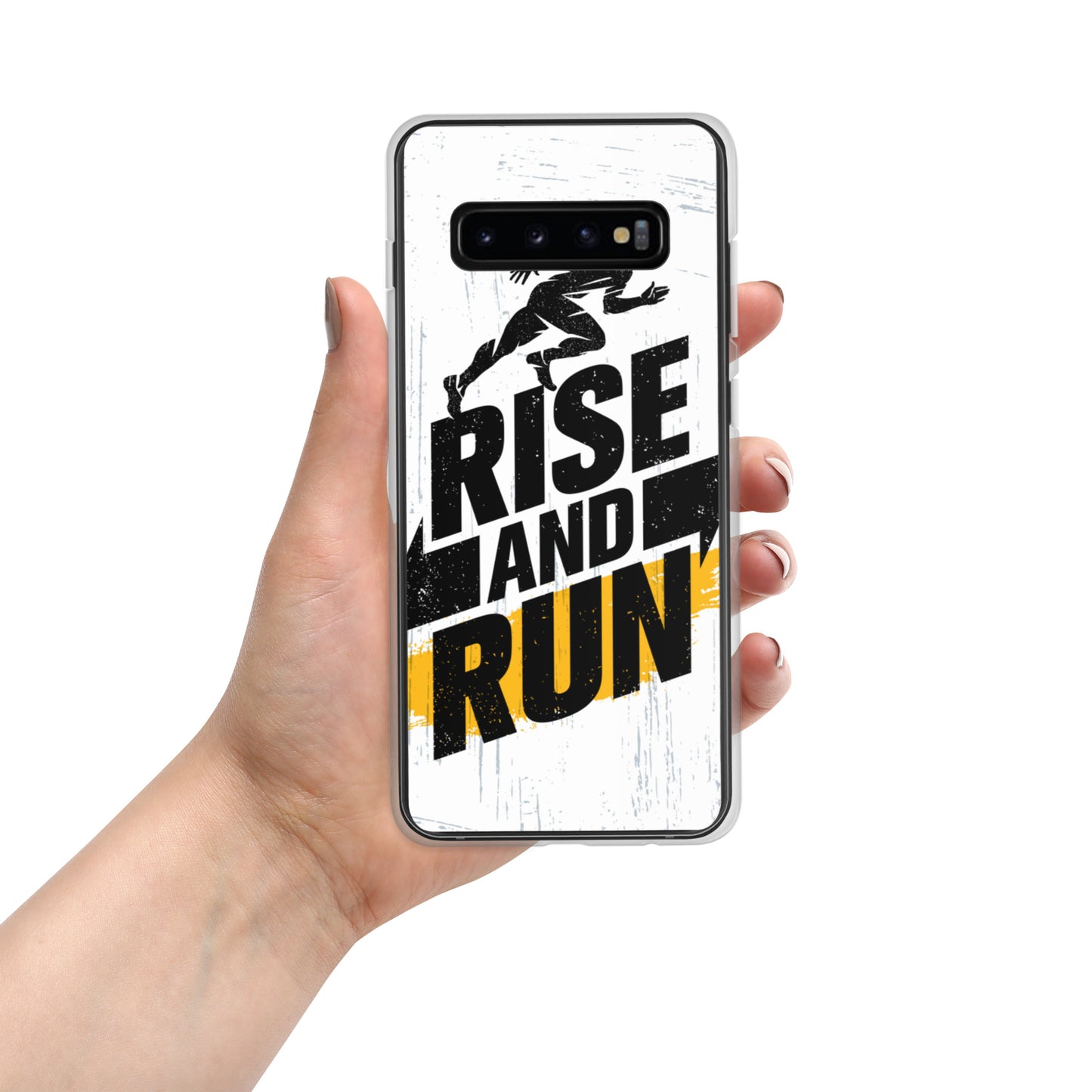 Samsung Motivational Mobile Case " rise and Run" Durable Tough Samsung Phone Case