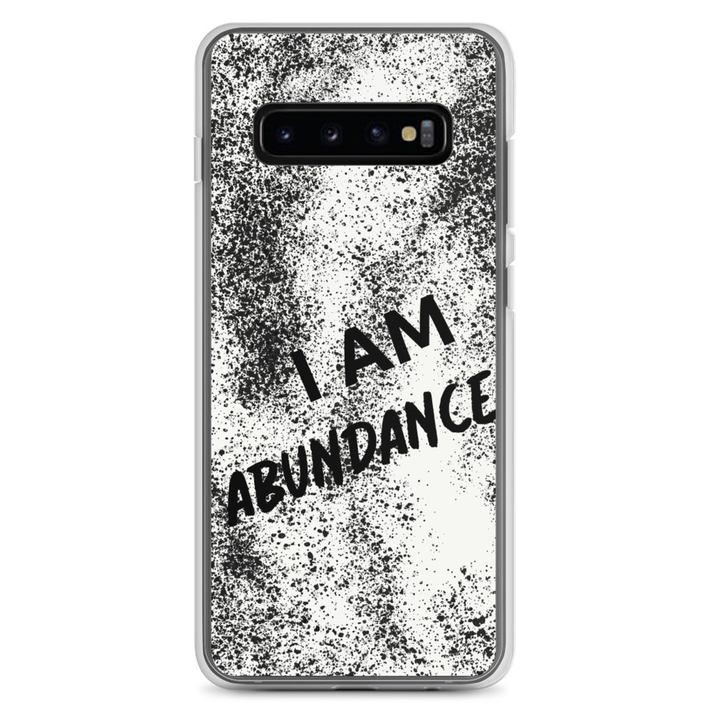 Samsung Galaxy Phone Case " I am Abundance" Samsung Mobile Case