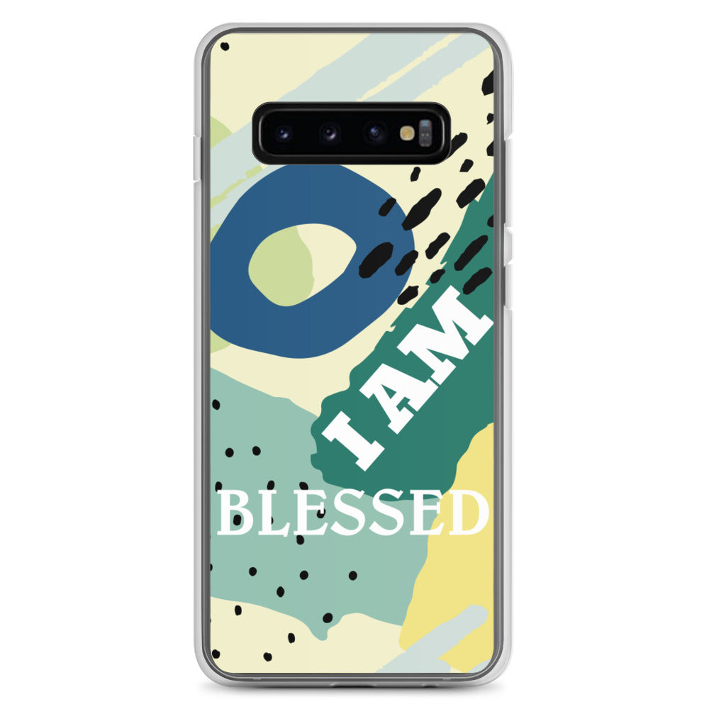 Samsung Galaxy mobile  Case "I am Blessed" Motivational phone Case