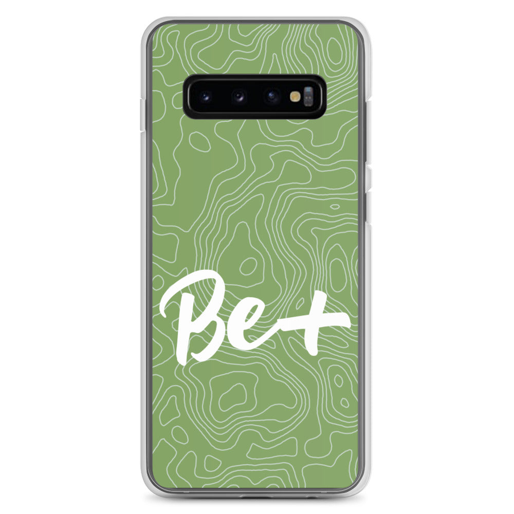 Samsung galaxy mobile Case "Be positive" motivational quote Phone Case