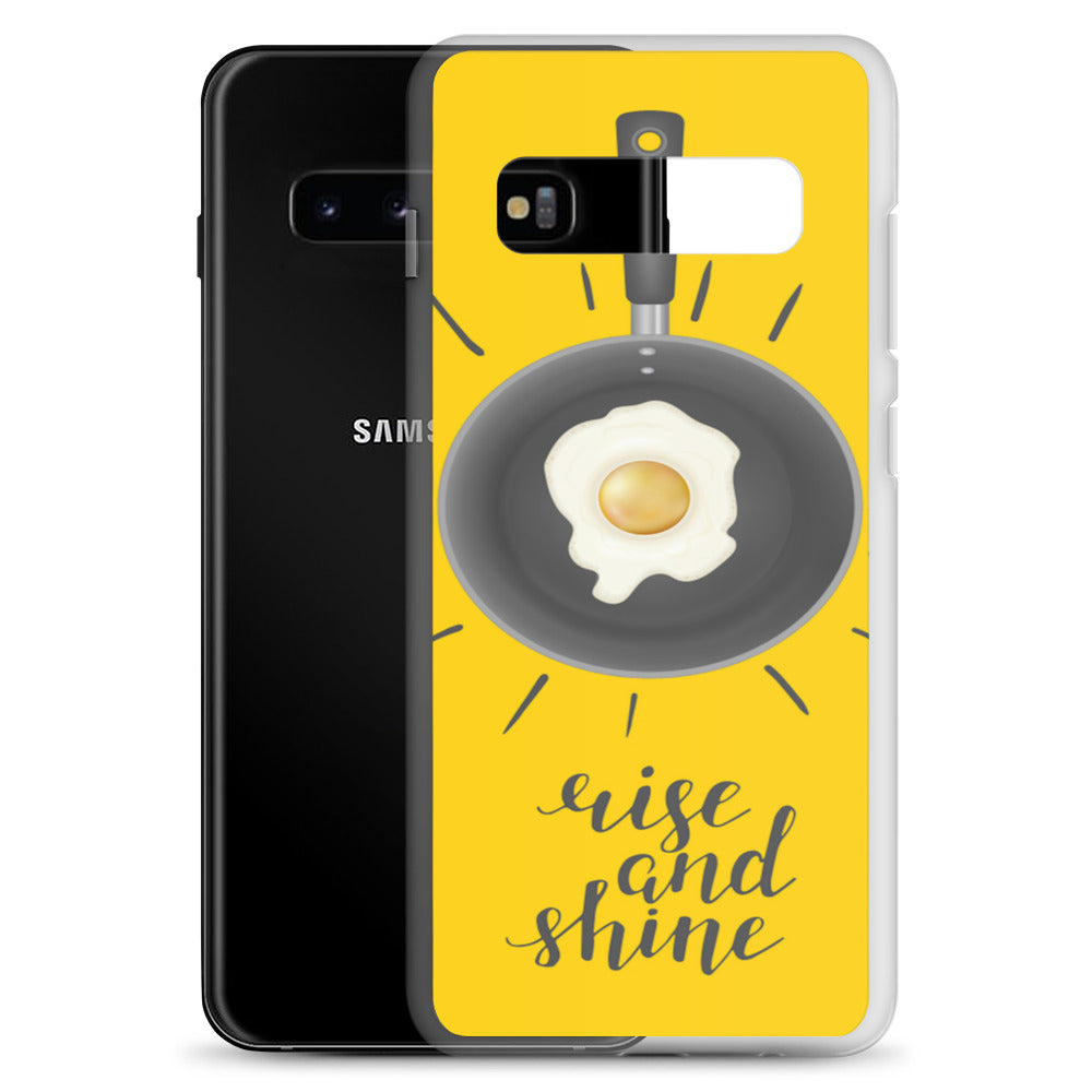 Motivational Samsung Mobile Case "Rise 7 Shine" Inspiring Samsung phone case