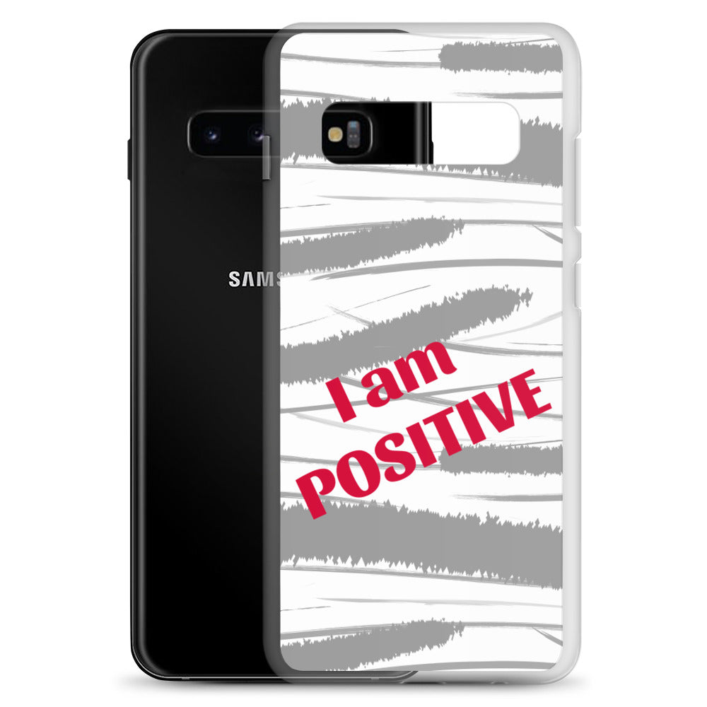 Samsung Phone Case "I am Positive" Motivational Mobile Case