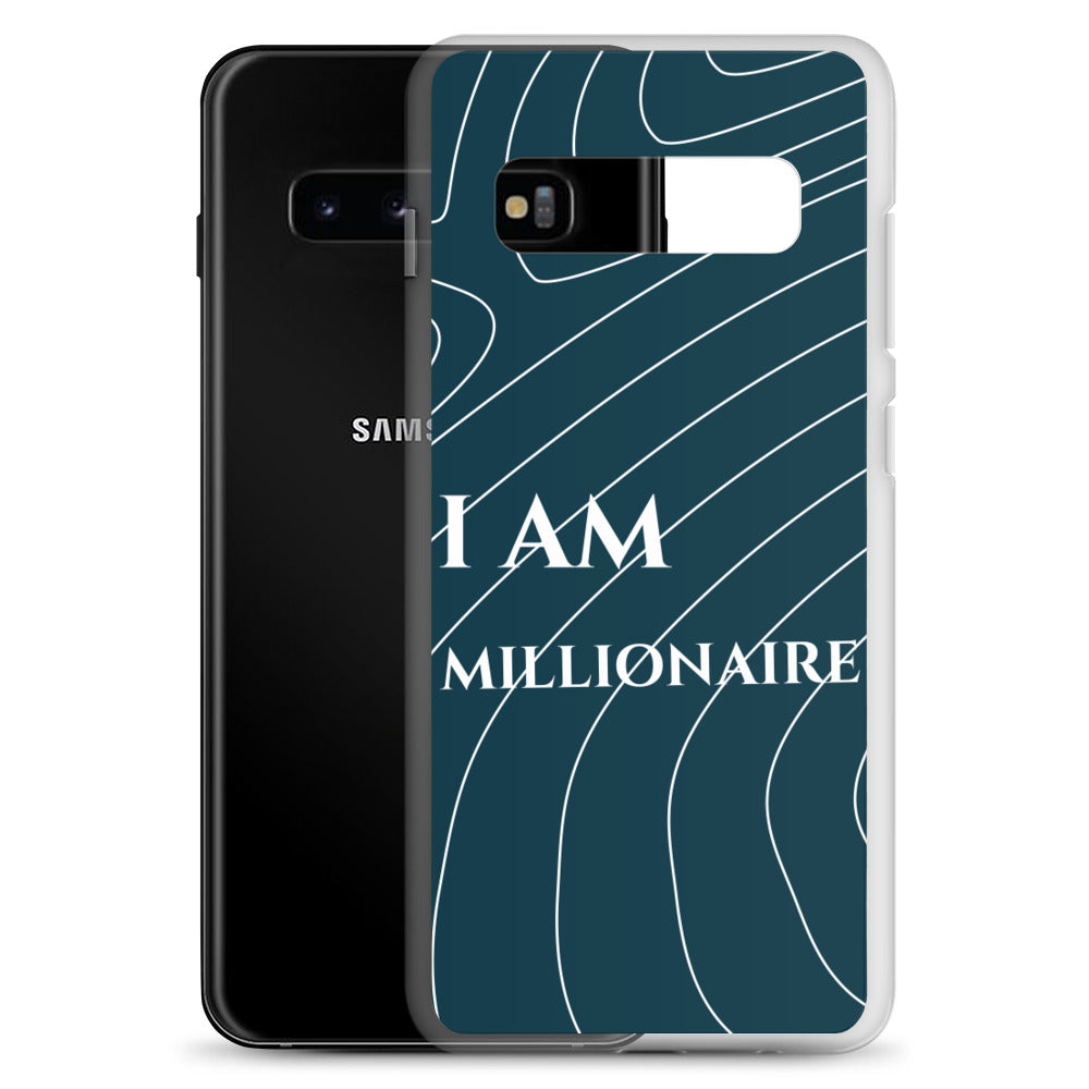 Samsung Mobile Case "I am millionaire" Motivational Phone Case