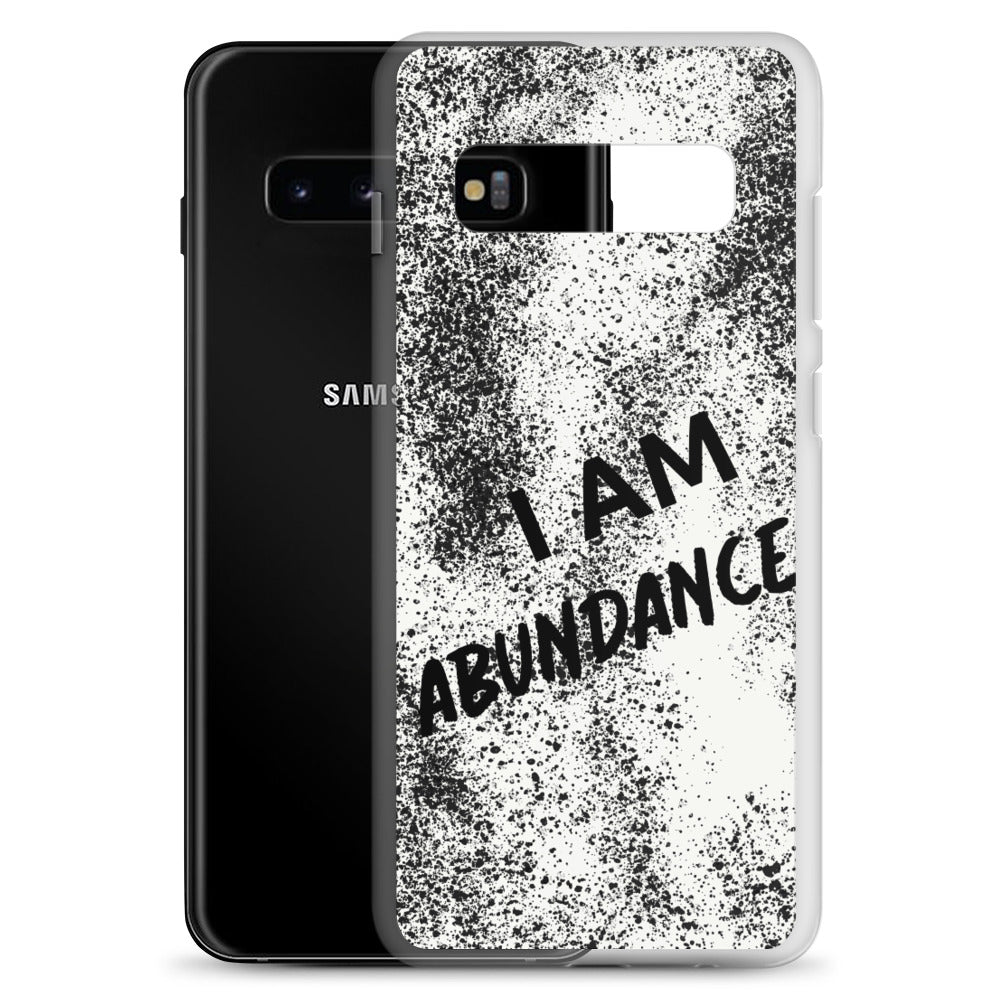 Samsung Galaxy Phone Case " I am Abundance" Samsung Mobile Case