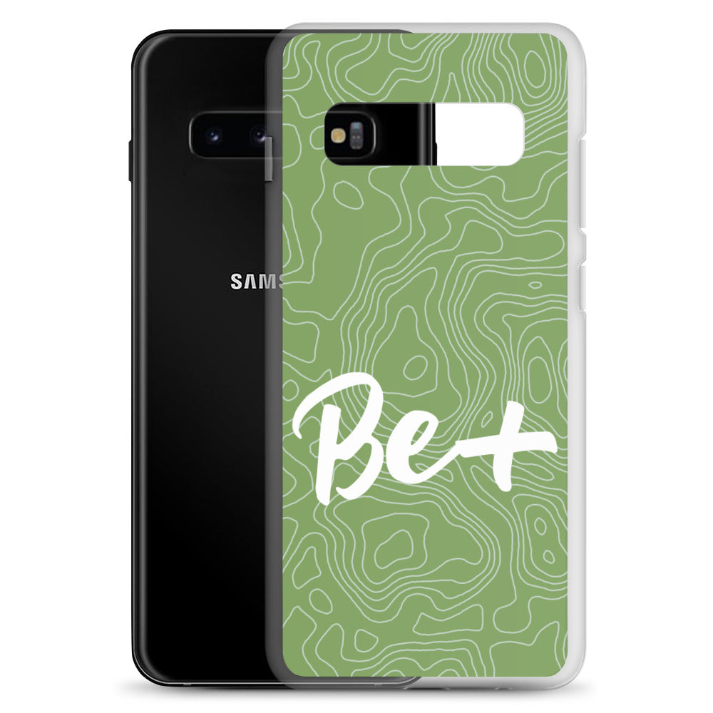 Samsung galaxy mobile Case "Be positive" motivational quote Phone Case