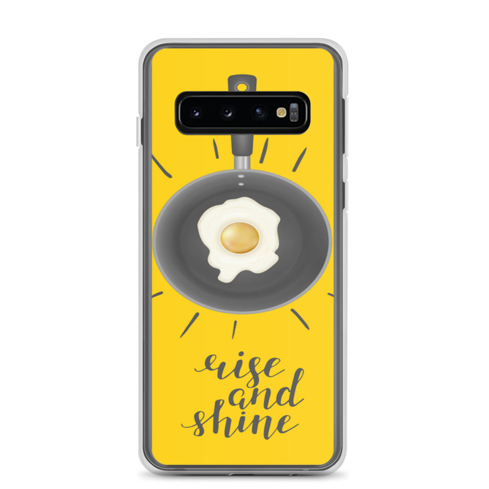 Motivational Samsung Mobile Case "Rise 7 Shine" Inspiring Samsung phone case