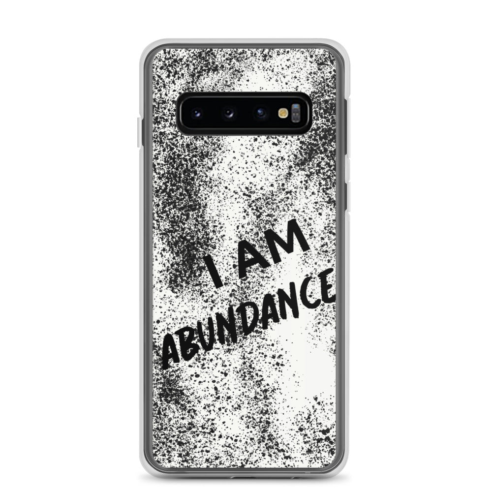 Samsung Galaxy Phone Case " I am Abundance" Samsung Mobile Case