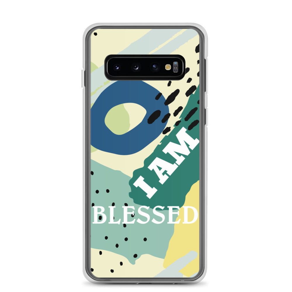 Samsung Galaxy mobile  Case "I am Blessed" Motivational phone Case