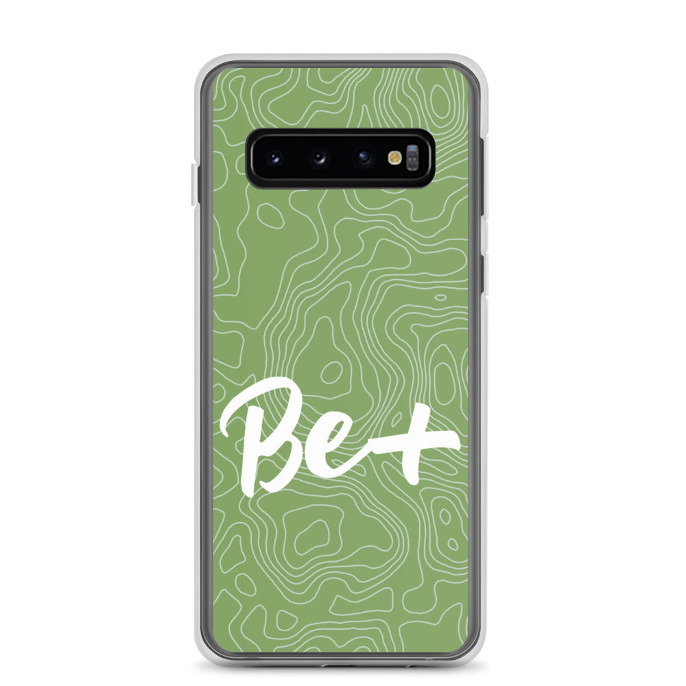 Samsung galaxy mobile Case "Be positive" motivational quote Phone Case