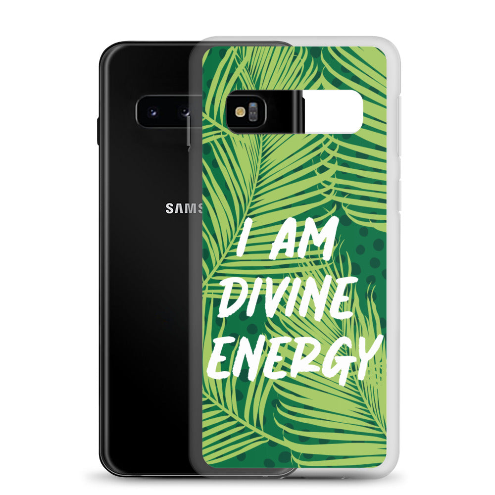 Samsung Mobile Case " I am Divine Energy" Positive Quote Phone Case