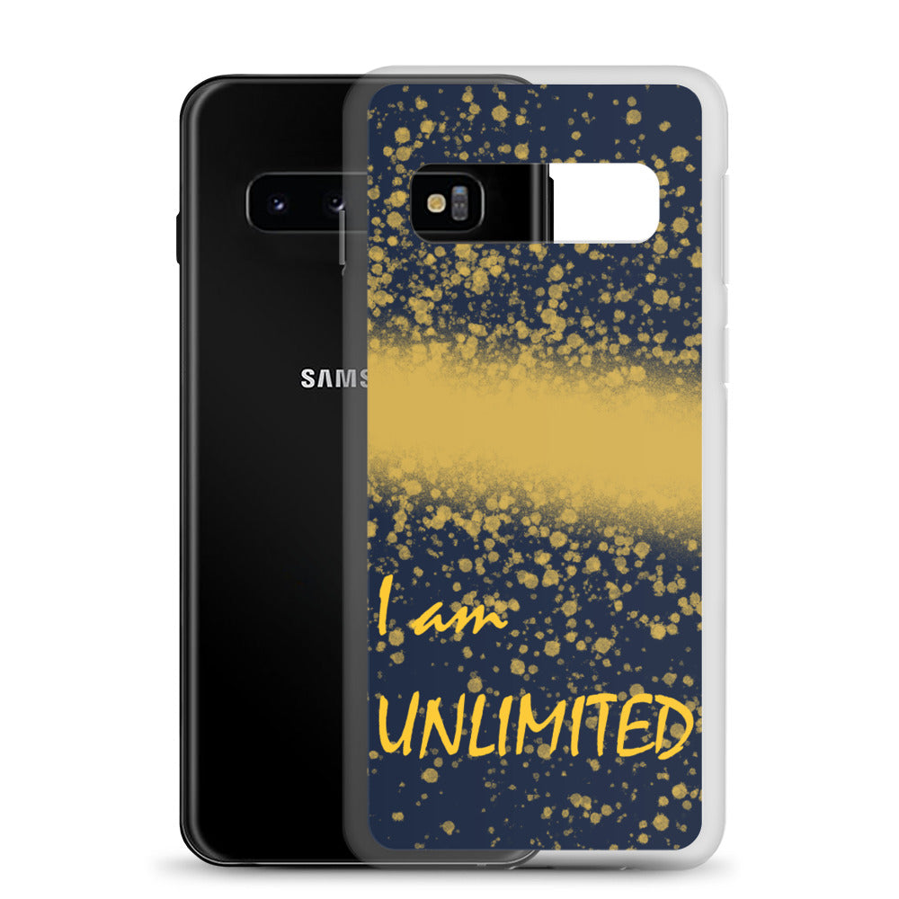 Samsung Phone Case "I am Unlimited" Motivational Mobile Case