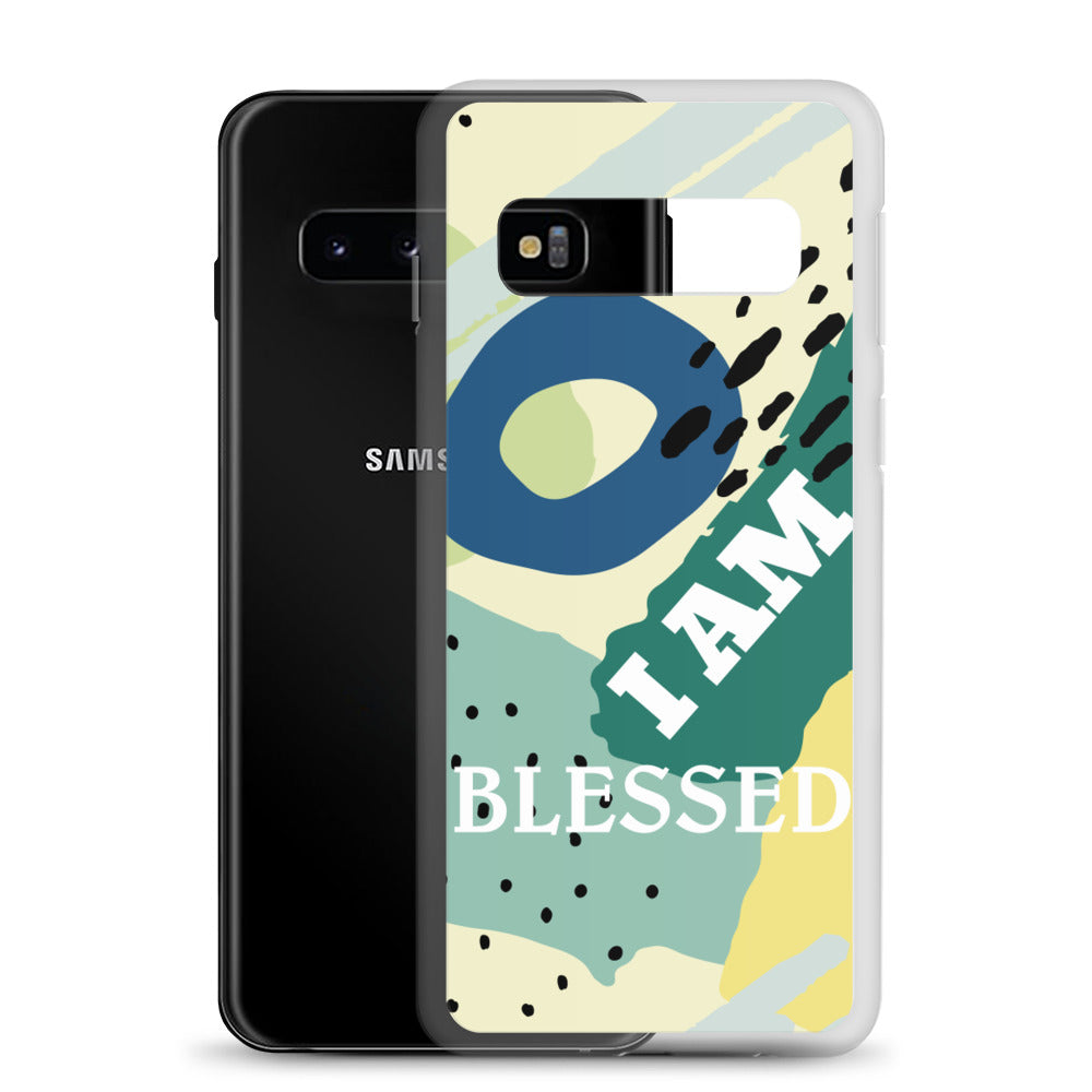 Samsung Galaxy mobile  Case "I am Blessed" Motivational phone Case