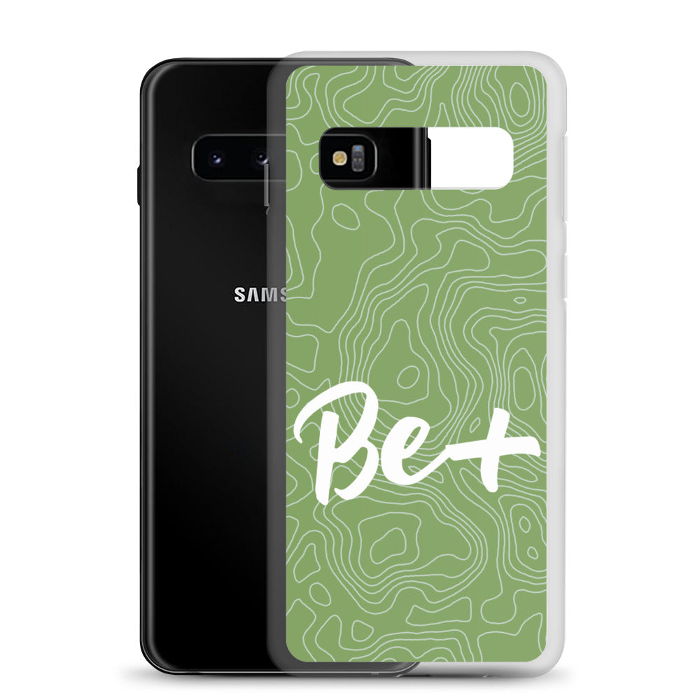 Samsung galaxy mobile Case "Be positive" motivational quote Phone Case