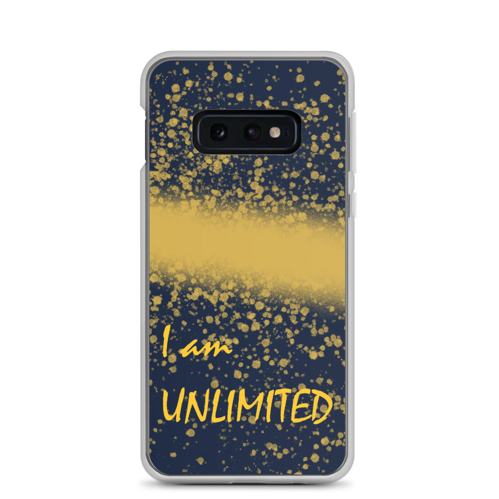 Samsung Phone Case "I am Unlimited" Motivational Mobile Case