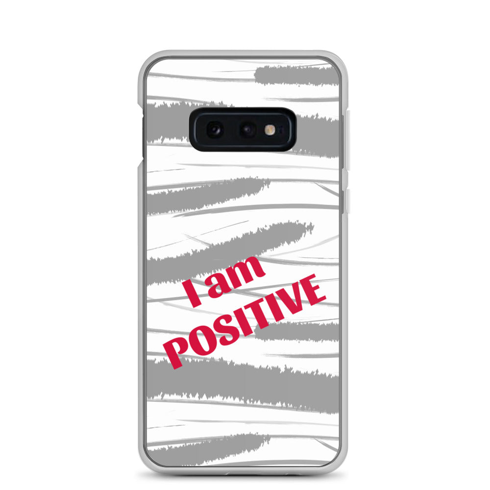 Samsung Phone Case "I am Positive" Motivational Mobile Case