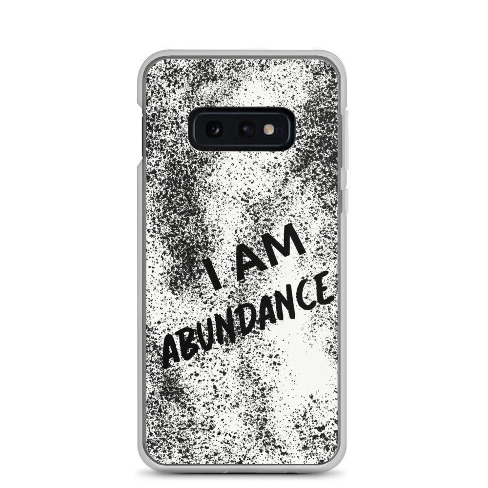 Samsung Galaxy Phone Case " I am Abundance" Samsung Mobile Case