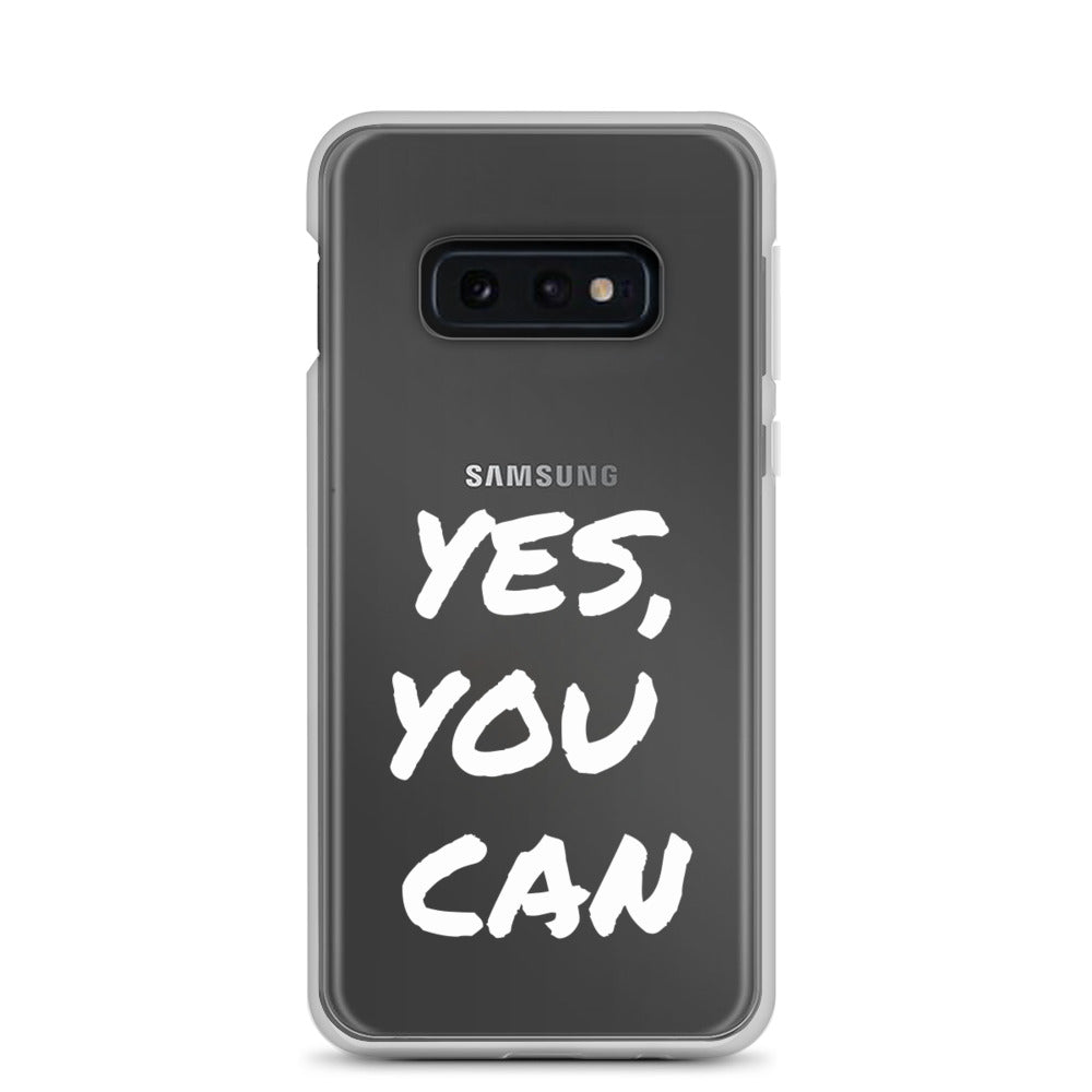 Motivational  Samsung Mobile Case "YES, YOU CAN !" Law of Affirmation Samsung Mobile Phone Case